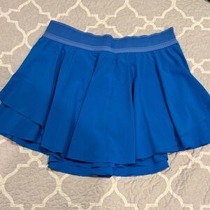 Lululemon Athletica Royal Blue Court Rival High-Rise Skirt